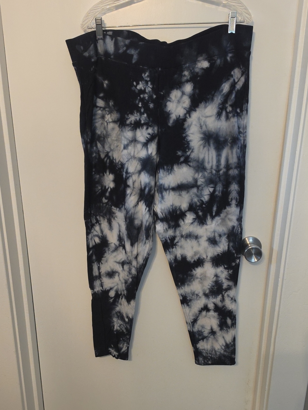 torrid Black & White Tie-Dye Track Joggers